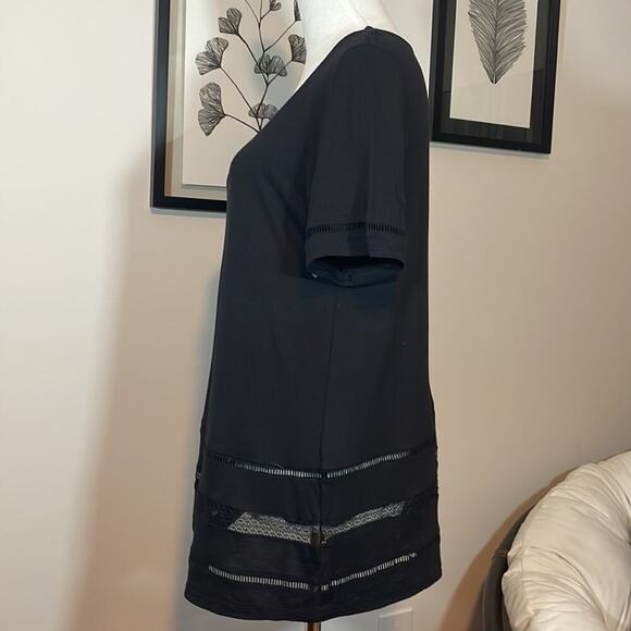 NWOT Old Navy black lace embellished tunic - Picture 2 of 7